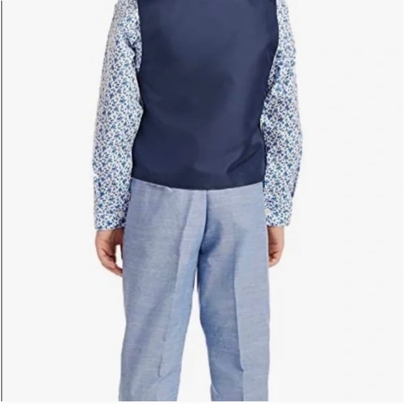 Nautica Little Boys 4-Pc. Floral Vest Set Double Dutch Blue NEW - Picture 9 of 9